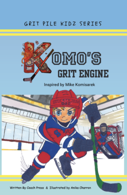 Children's Hockey Books | Komo’s Grit Pile Engine